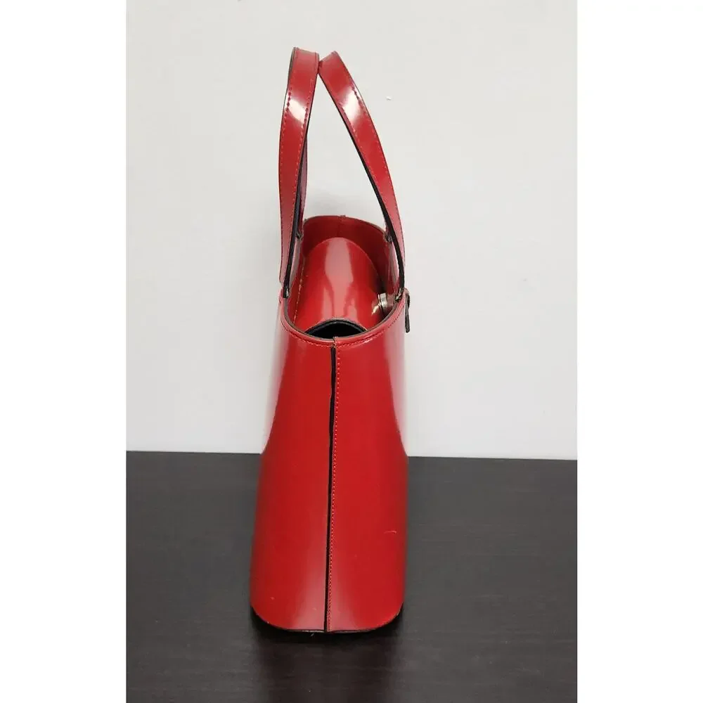 Red Bucket Purse with Bow